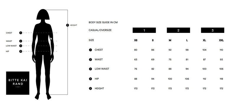 Bitte Kai Storleksguide