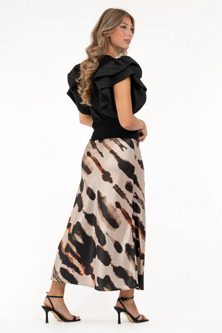 Sienna Skirt Espresso Sand