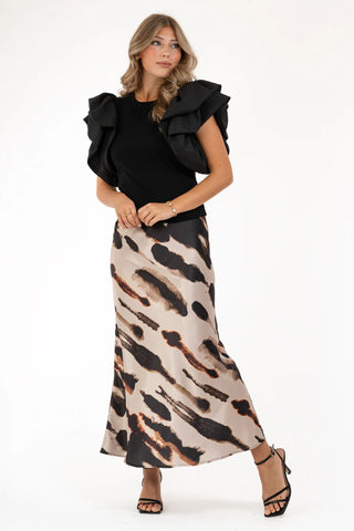 Sienna Skirt Espresso Sand