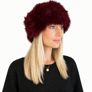 TILDA PANNBAND PÄLS BURGUNDY