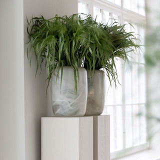 REEF VAS HANDBLÅST GLAS