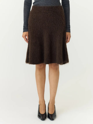 YASTILDE MOHAIR STICKAD KJOL MOLE