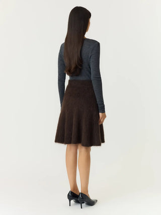 YASTILDE MOHAIR STICKAD KJOL MOLE