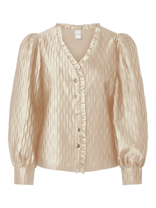 YASRIPPLE V-RINGAD BLUS GULD