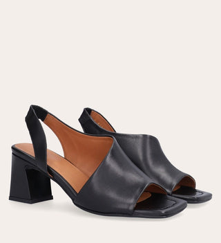 Billi Bi Black Nappa Sandalett A6590