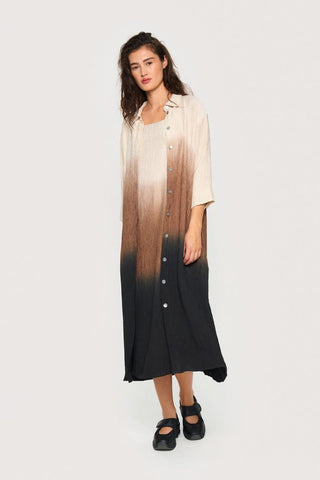 Summer DIP Dye skjortklänning