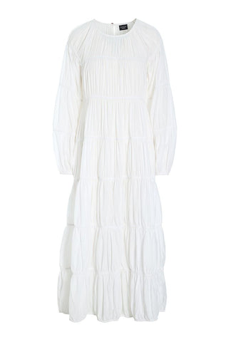 Vellum voile lång klänning