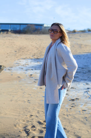 HAIZLEYIW SCARF COAT