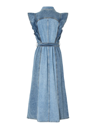 YASCAWI DENIM MAXIKLÄNNING