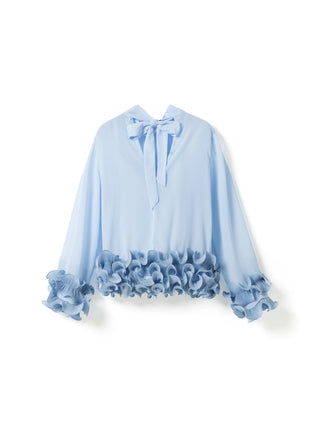 NOELLA N-LATANIETTA BLOUSE BLUE