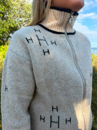 HÉST IBEN ZIP JACKET LIGHT BEIGE