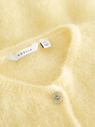 N-Lorell Stickad Kofta Mohair