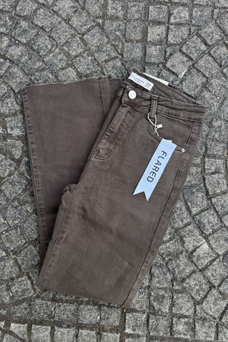 Flared Jeans Mocca
