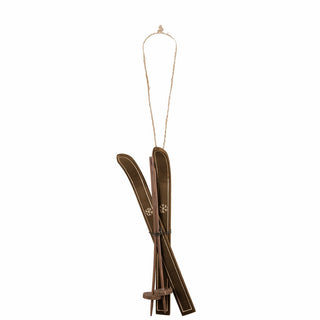 SKI HÄNGE TRÄ 18cm
