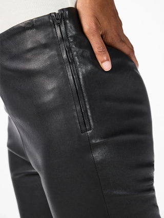 YASZELLU BOOTCUT LÄDERBYXOR