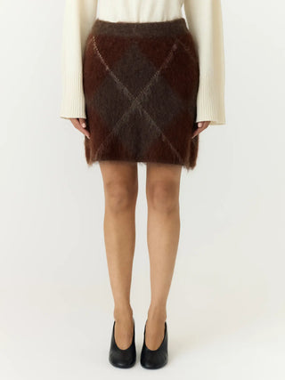 YASARGY MOHAIR STICKAD KJOL