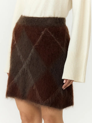 YASARGY MOHAIR STICKAD KJOL