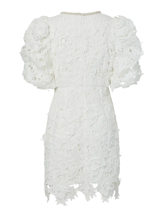 YASAXIA KLÄNNING PUFFÄRM SPETS