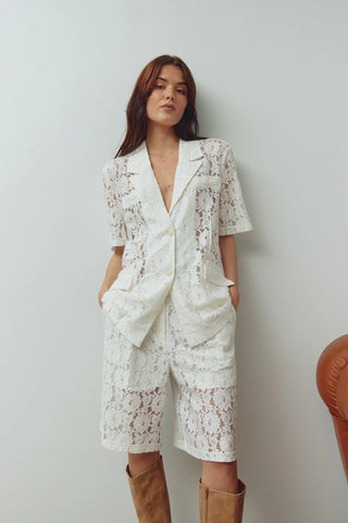 N-Kaziana MW Shorts Ivory