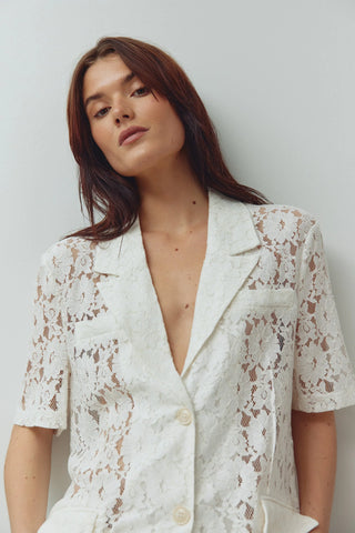 N-Leanne Blazer Ivory